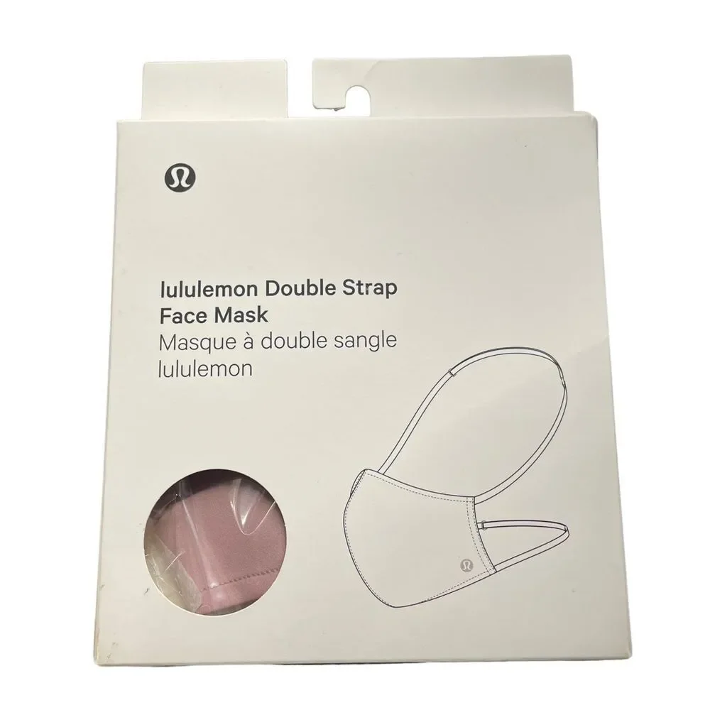 NEW Lululemon Vintage Mauve Double Strap Face Mask